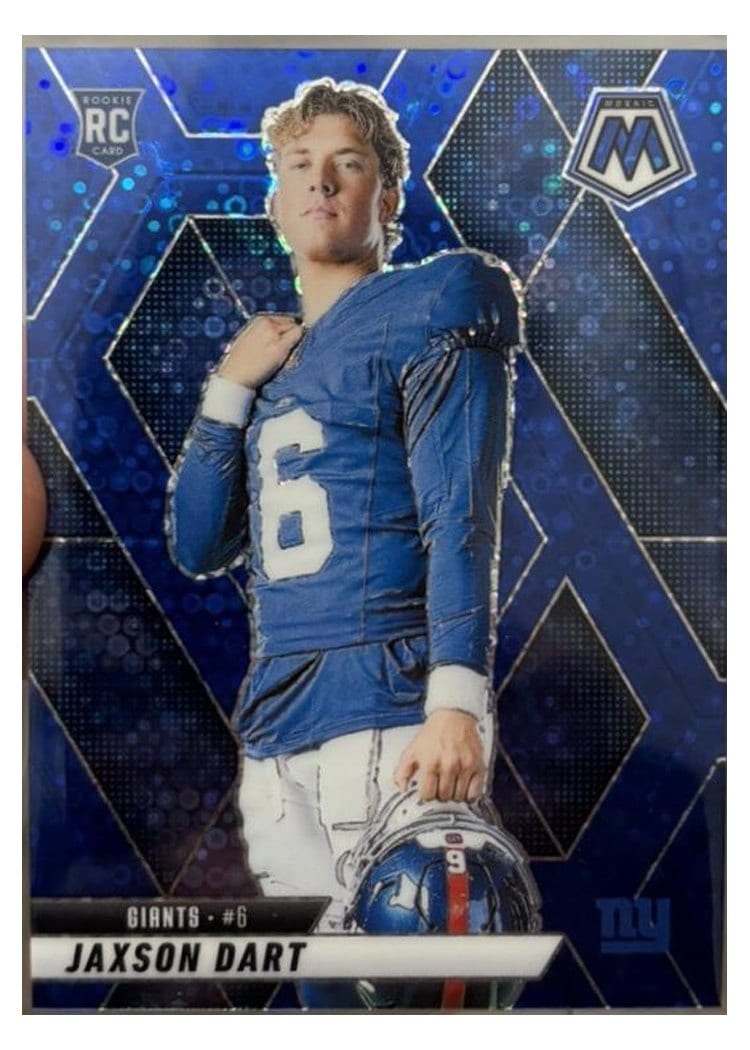 2025 Panini Mosaic Jaxson Dart #288 card