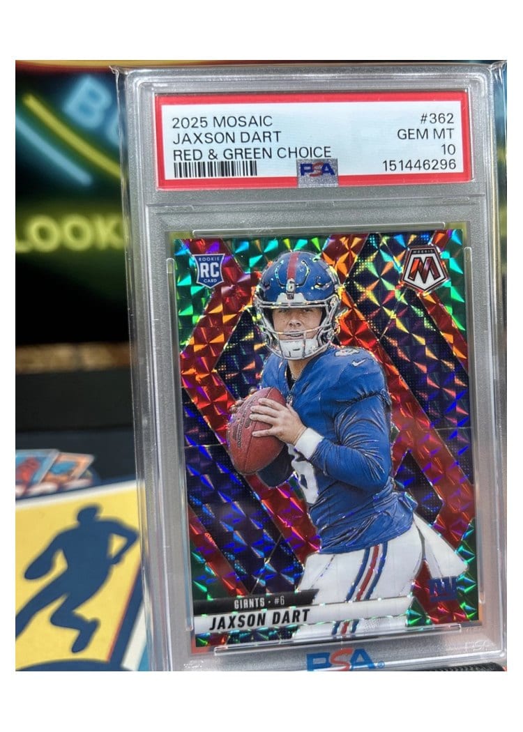 2025 Panini Mosaic Jaxson Dart #362 card