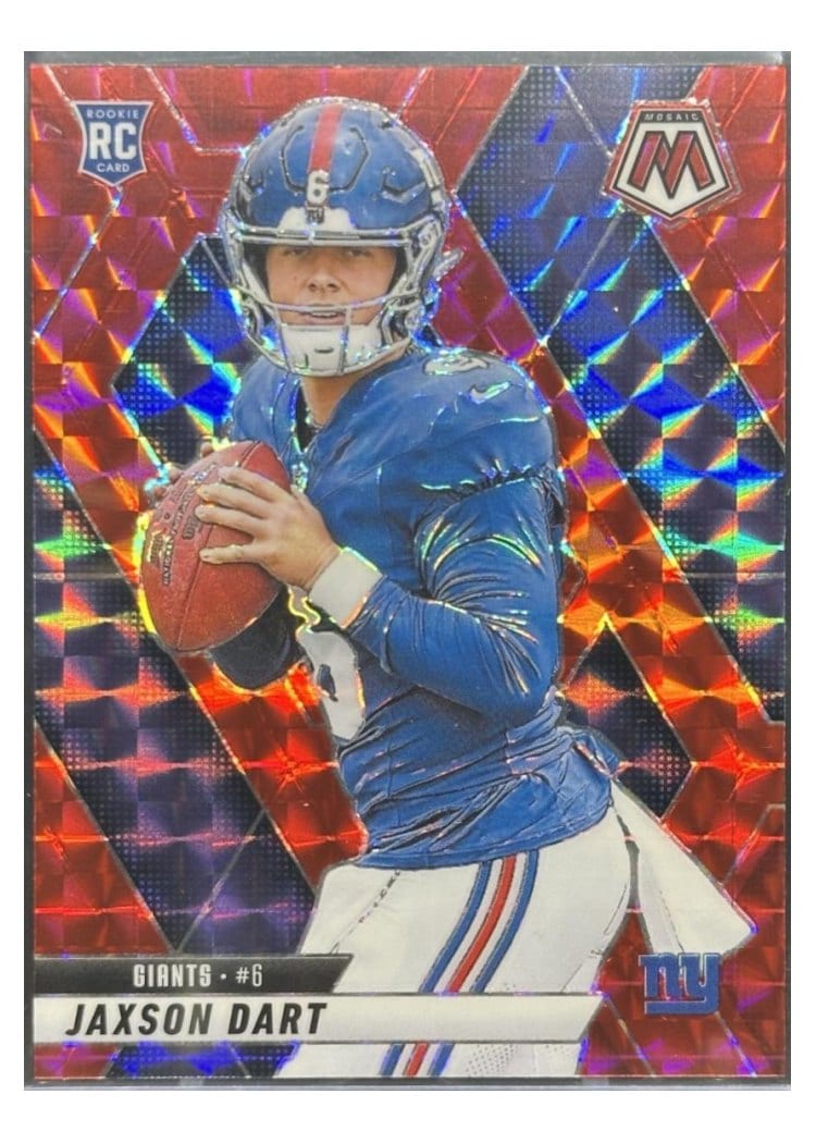 2025 Panini Mosaic Jaxson Dart #362 card
