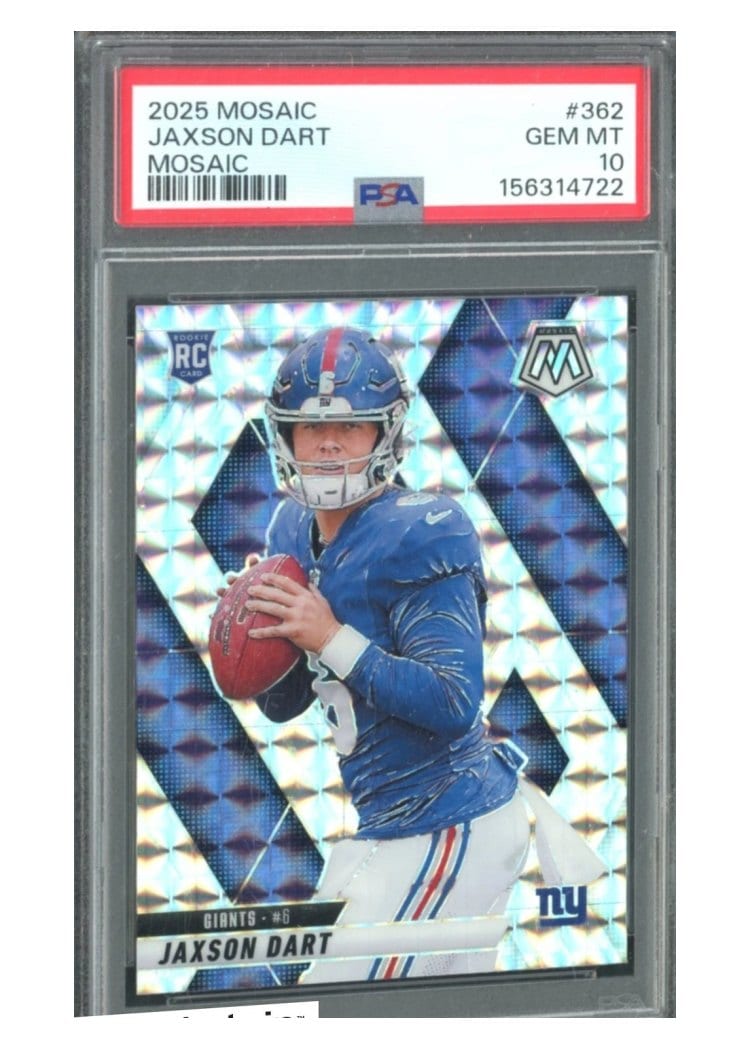 2025 Panini Mosaic Jaxson Dart #362 card