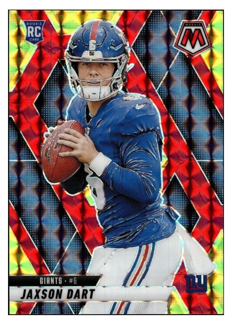 2025 Panini Mosaic Jaxson Dart #362 card