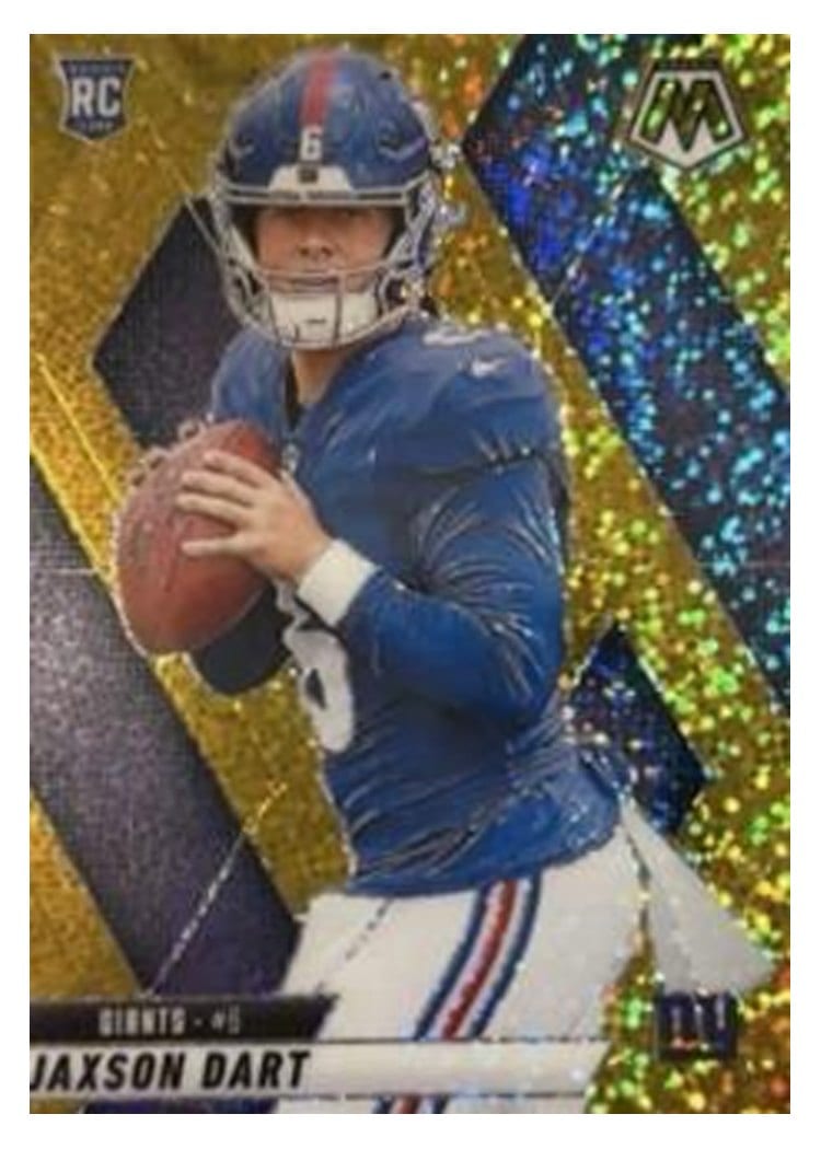 2025 Panini Mosaic Jaxson Dart #362 card