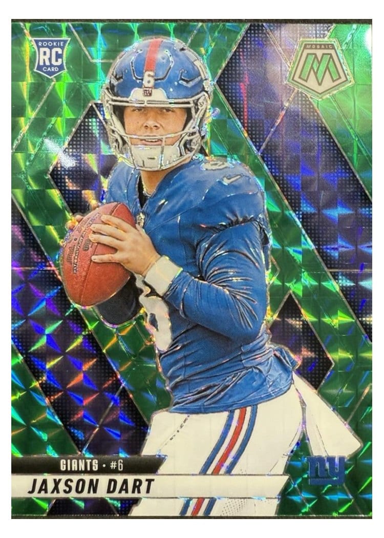 2025 Panini Mosaic Jaxson Dart #362 card