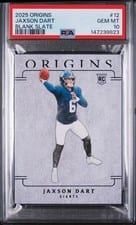 2025 Panini Origins Blank Slate Jaxson Dart #12 card