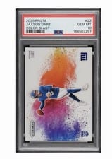2025 Panini Prizm Color Blast Jaxson Dart #22 card
