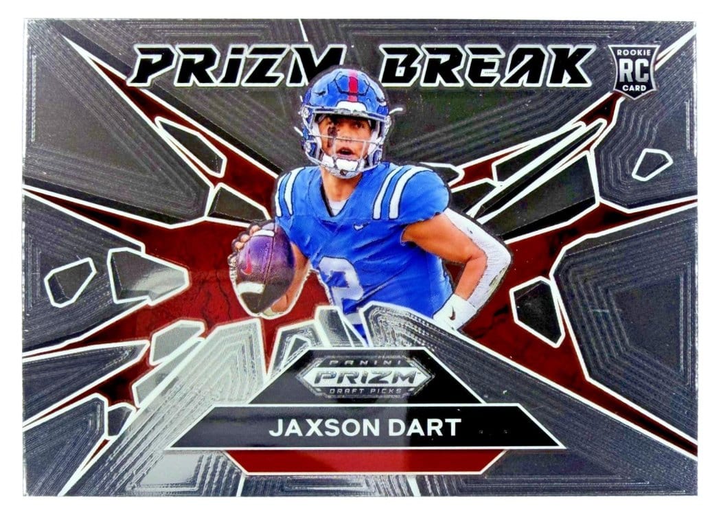 2025 Panini Prizm Draft Picks Prizm Break Jaxson Dart #10 card