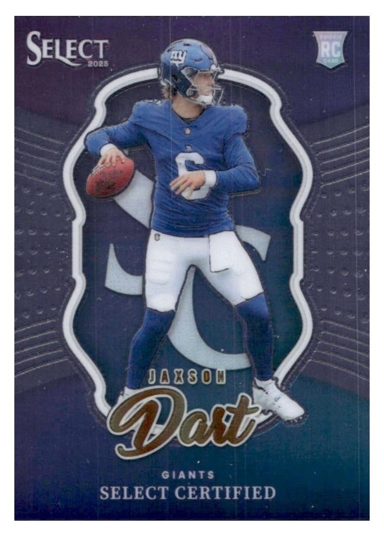 2025 Panini Select Select Certified Rookies Jaxson Dart #17