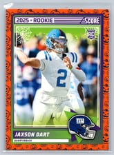 2025 Score-A-Treat Base Rookies Pumpkin Jaxson Dart #35