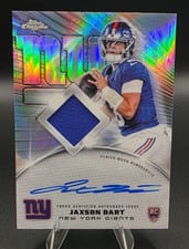 2025 Topps Chrome Jaxson Dart Rookie Patch Auto Base #RPA-JD card