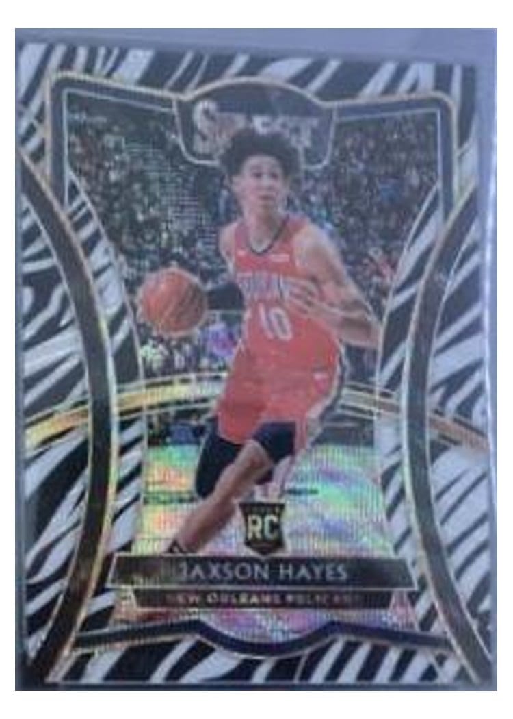 2019-20 Panini Select Base Set Jaxson Hayes Zebra Prizm #170 card