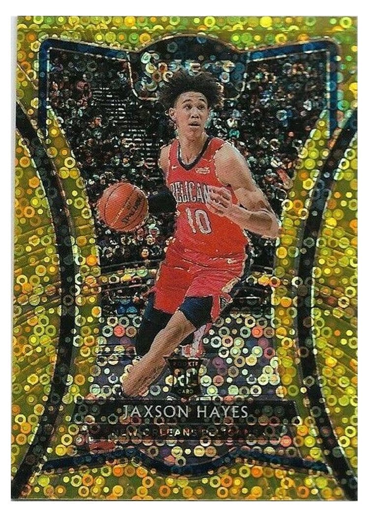 2019-20 Panini Select Base Set Jaxson Hayes Gold Disco Prizm #170 card