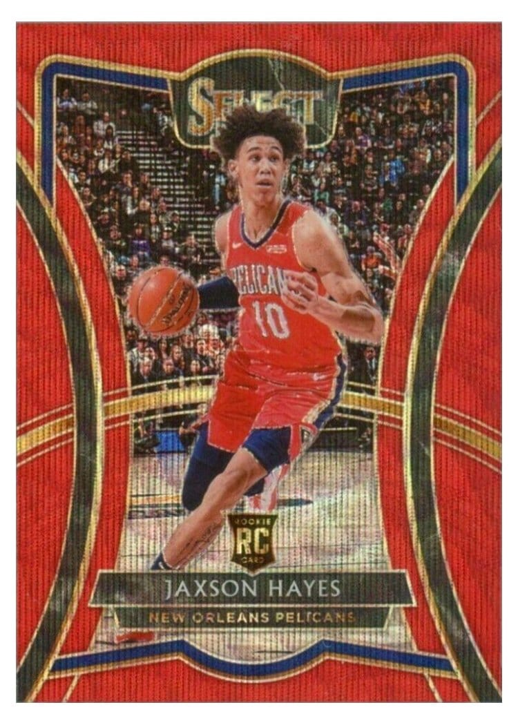 2019-20 Panini Select Base Set Jaxson Hayes Red Wave #170 card