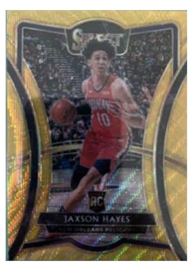 2019-20 Panini Select Base Set Jaxson Hayes Gold Wave #170 card