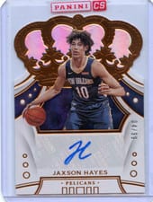 2019 Panini Crown Royale Rookie Autographs Jaxson Hayes #CR-JXH card