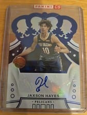 2019 Panini Crown Royale Rookie Autographs Jaxson Hayes #CR-JXH card
