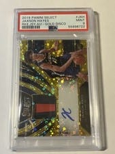 2019 Panini Select Rookie Jersey Autographs Jaxson Hayes #JXH card