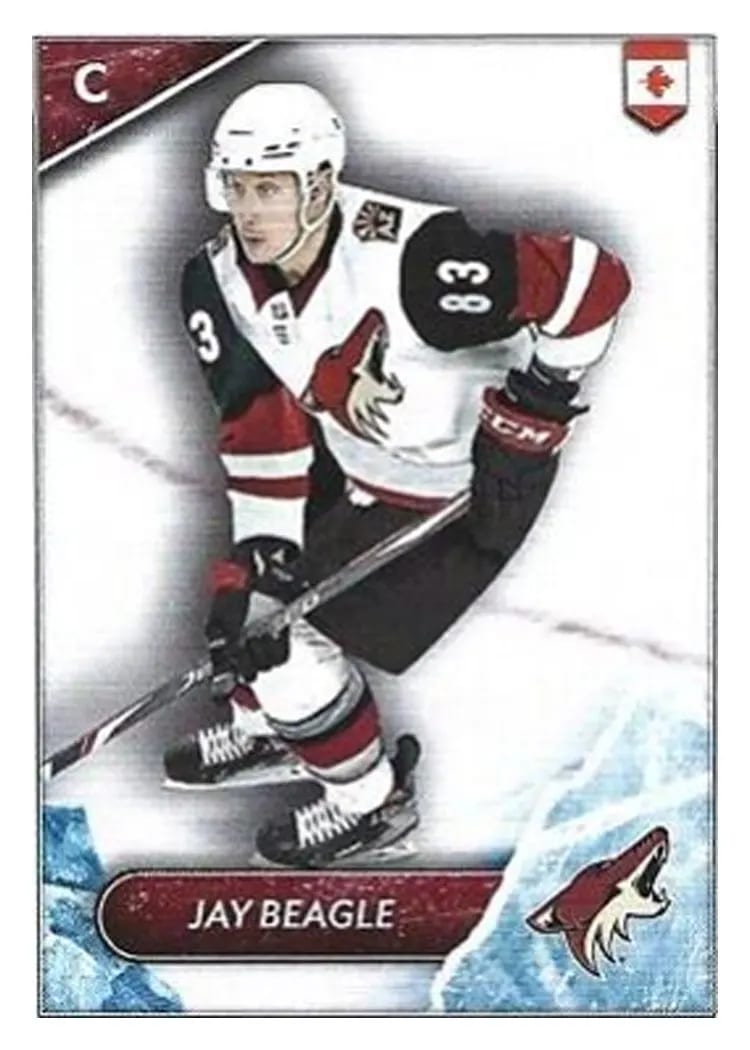 2021 Topps NHL Sticker Jay Beagle #73 card