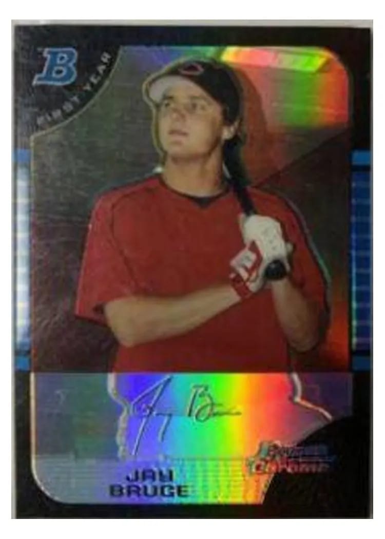 2005 Bowman Chrome Draft Picks Jay Bruce #32 card
