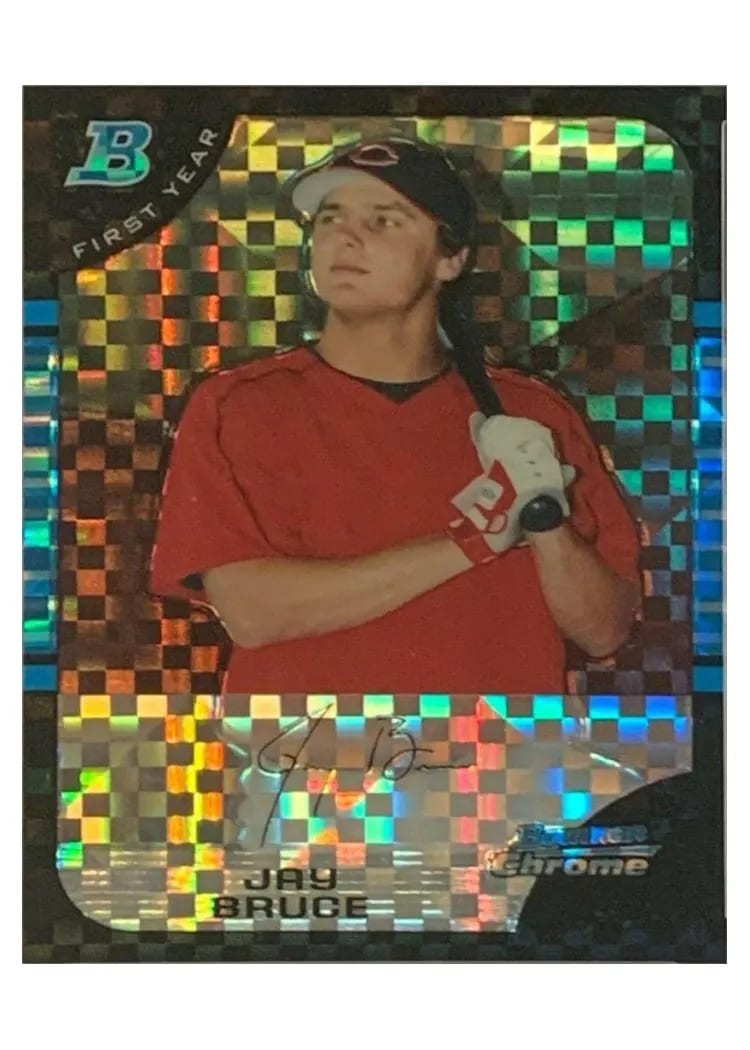 2005 Bowman Chrome Draft Picks Jay Bruce #32 card