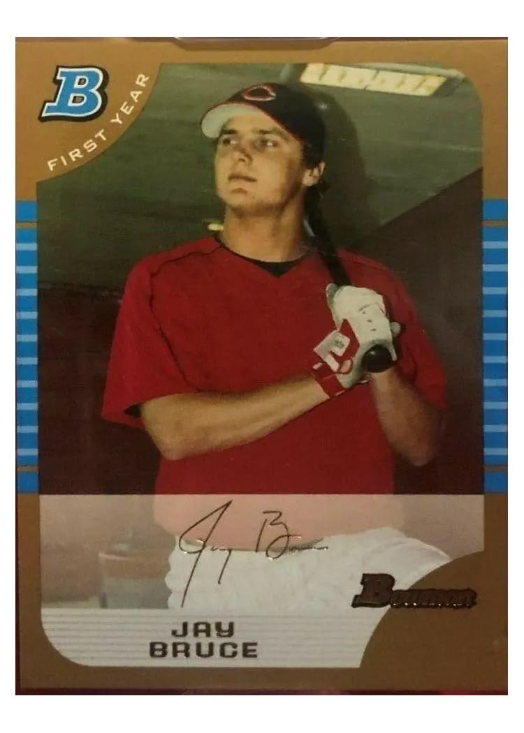2005 Bowman Draft Picks Jay Bruce #32 card