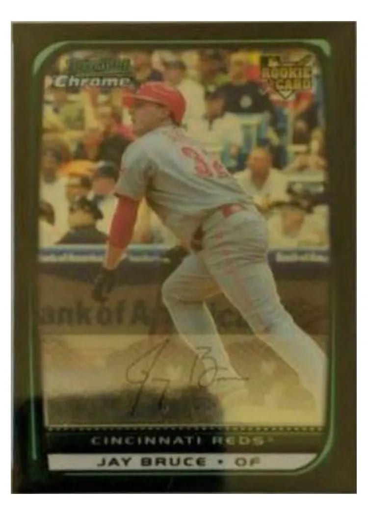 2008 Bowman Chrome Draft Jay Bruce #BDP11 card