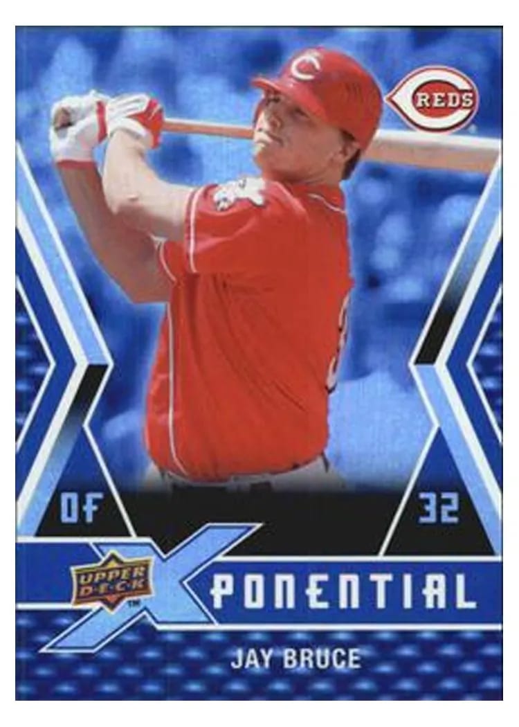 2009 Upper Deck X Xponential Jay Bruce #X-JB card