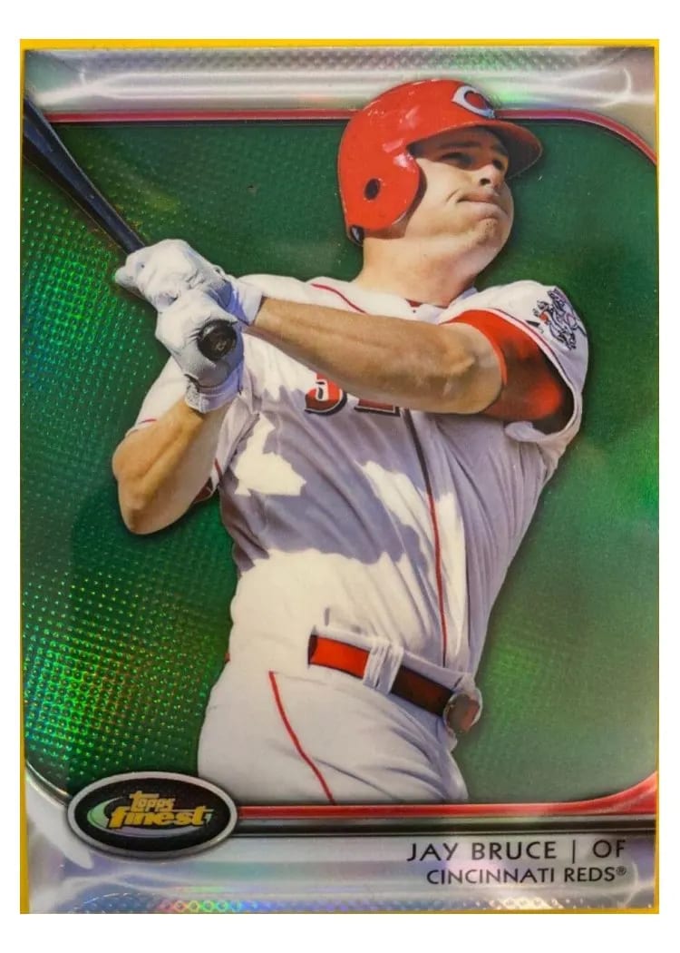 2012 Finest Jay Bruce #4 card
