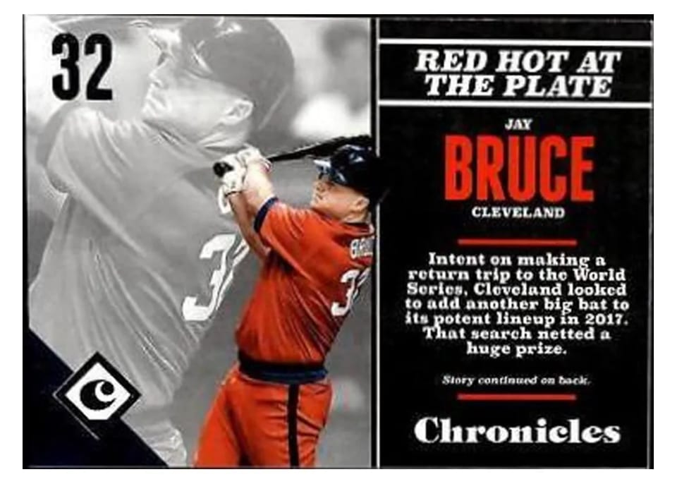 2017 Panini Chronicles Base Set Jay Bruce #4 card