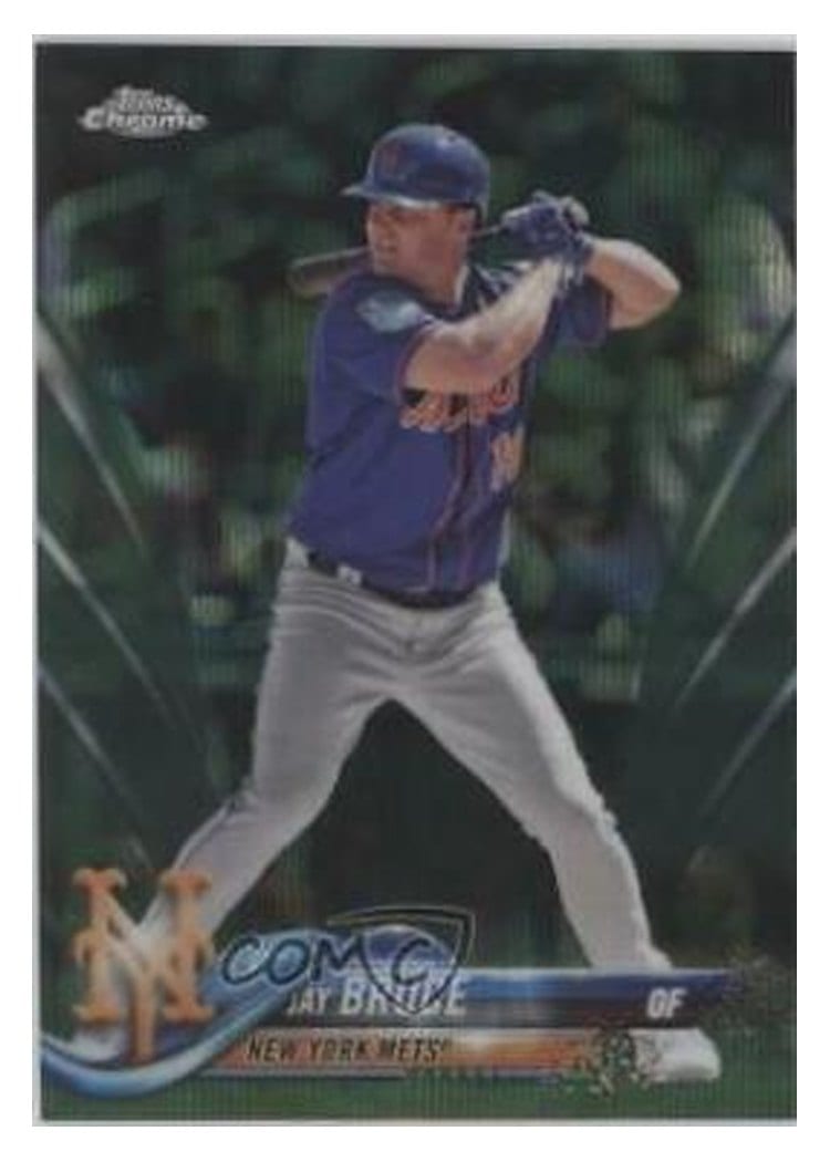 2018 Topps Chrome Base Set Jay Bruce #172 card