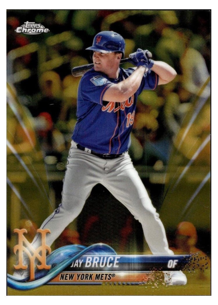 2018 Topps Chrome Base Set Jay Bruce #172 card
