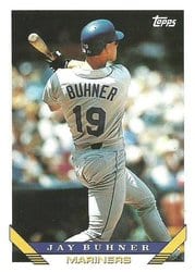 1993 Topps Base Set Jay Buhner #718 card