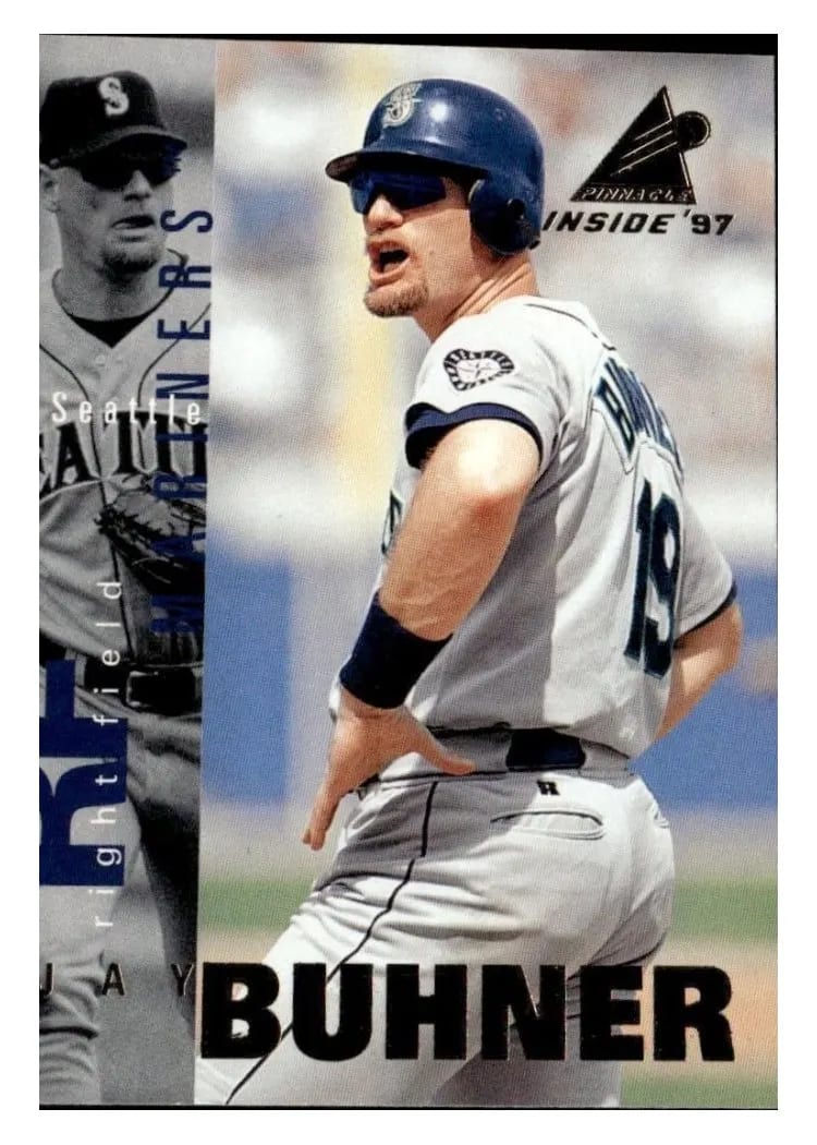 1997 Pinnacle Inside Jay Buhner #39 card