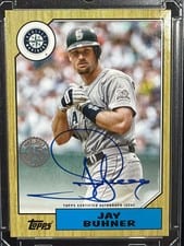 2022 Topps Update 1987 Topps Autographs Jay Buhner #87BA-JBU card