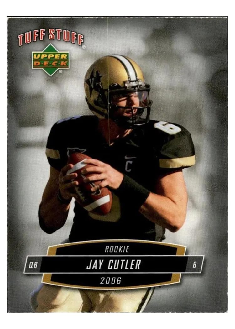 2006 Upper Deck Tuff Stuff Jay Cutler #TSUD-4 card