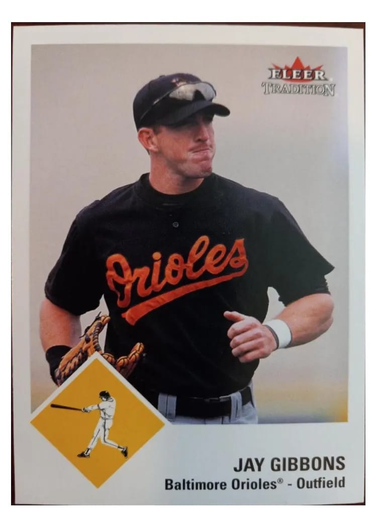 2003 Fleer Tradition Jay Gibbons #252 card