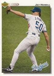 1992 Upper Deck Base Set Jay Howell #511 card