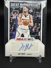 2024-25 Hoops Great SIGnificance Jay Huff #GS-JHN card