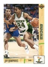 1991-92 Upper Deck Base Set Jay Humphries #241 card