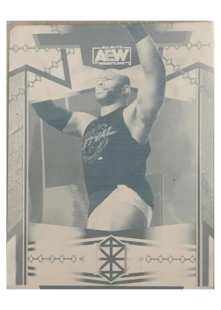2024 Upper Deck Black Diamond AEW Jay Lethal Printing Plate #2 card