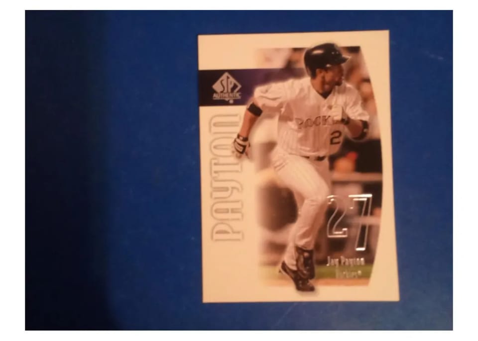 2002 SP Authentic Jay Payton #181 card