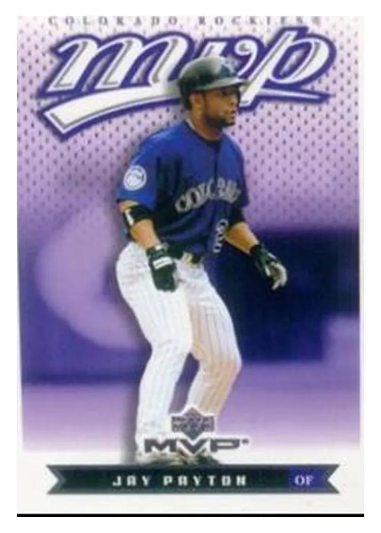 2003 Upper Deck MVP Jay Payton #67 card