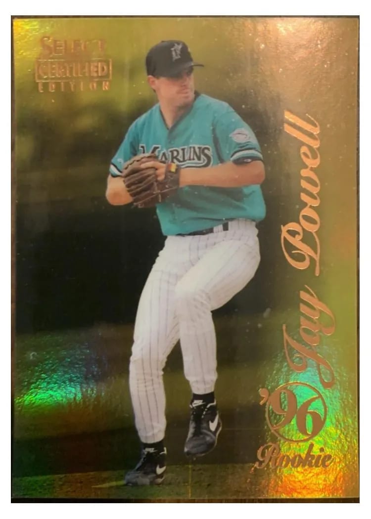 1996 Select Certified Jay Powell #128 card
