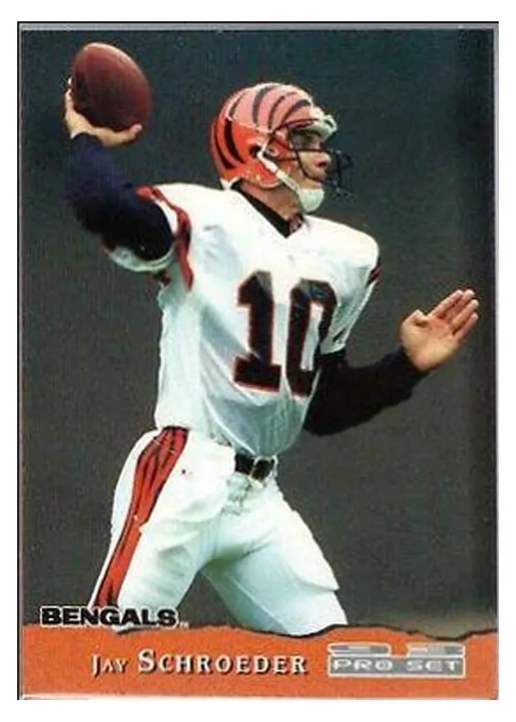1993 Pro Set Jay Schroeder #101 card
