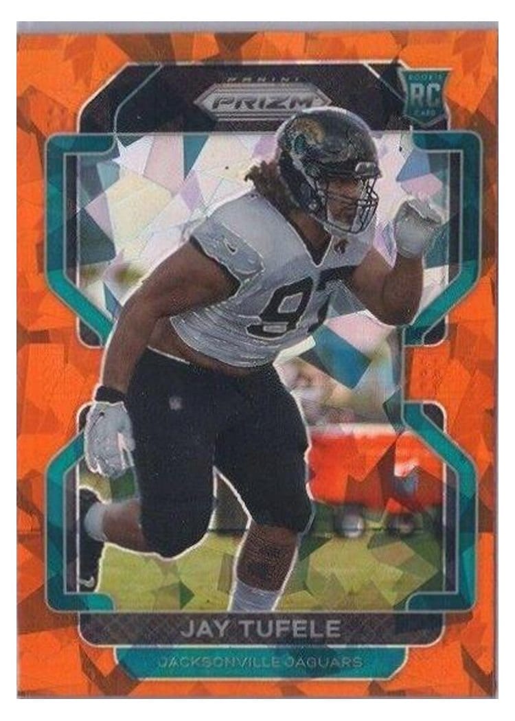 2021 Panini Prizm Base Set Jay Tufele #440 card