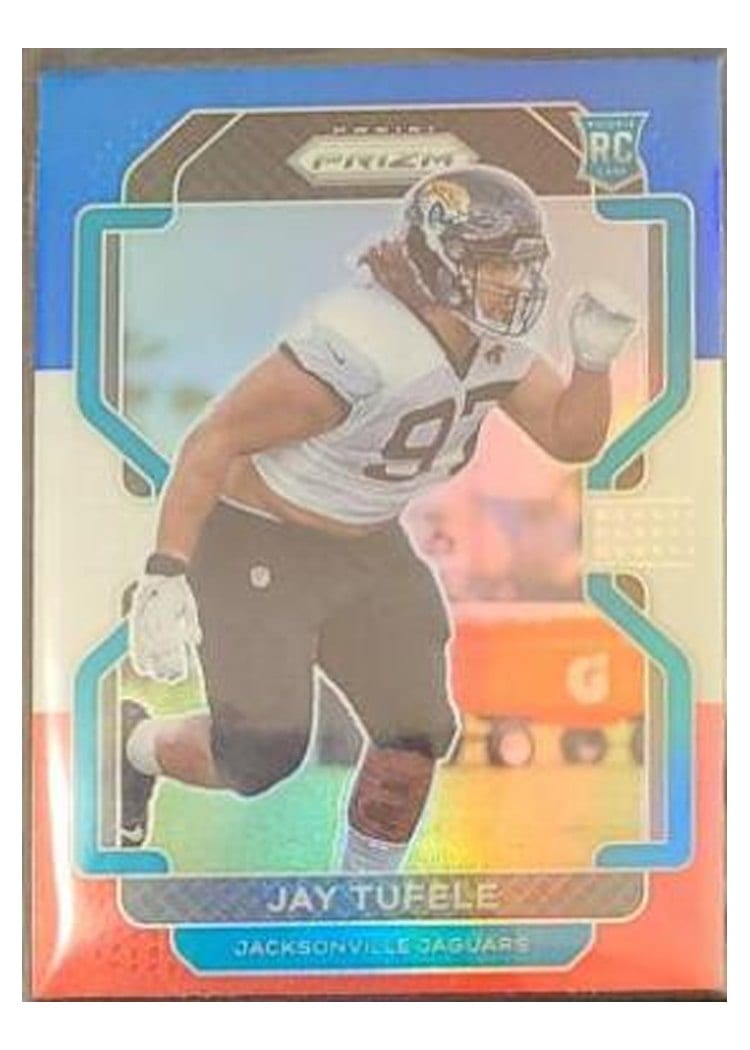 2021 Panini Prizm Base Set Jay Tufele #440 card