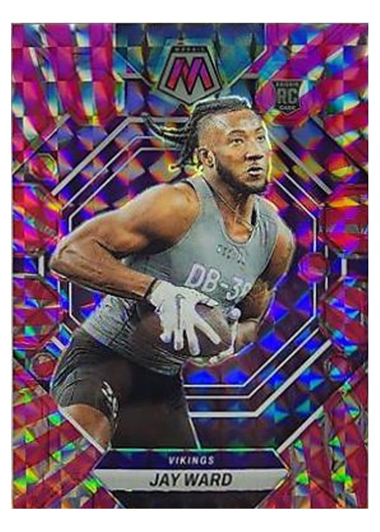 2023 Panini Mosaic Base Set Jay Ward Pink Swirl #332