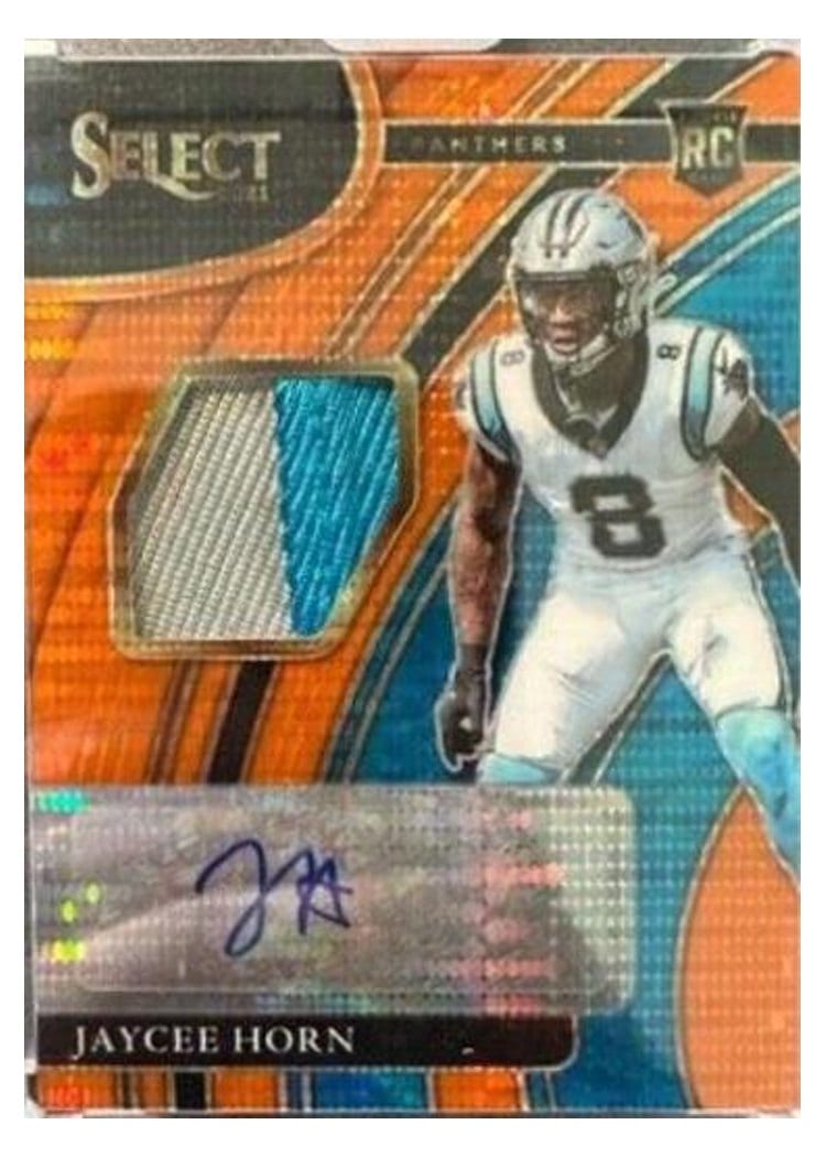 2021 Panini Select Base Set Jaycee Horn #185 card