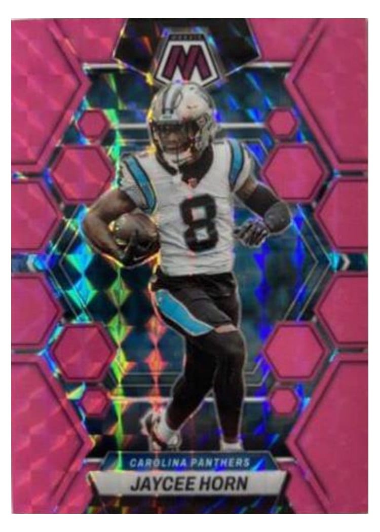 2023 Panini Mosaic Base Set Jaycee Horn Pink Fluorescent #32 card