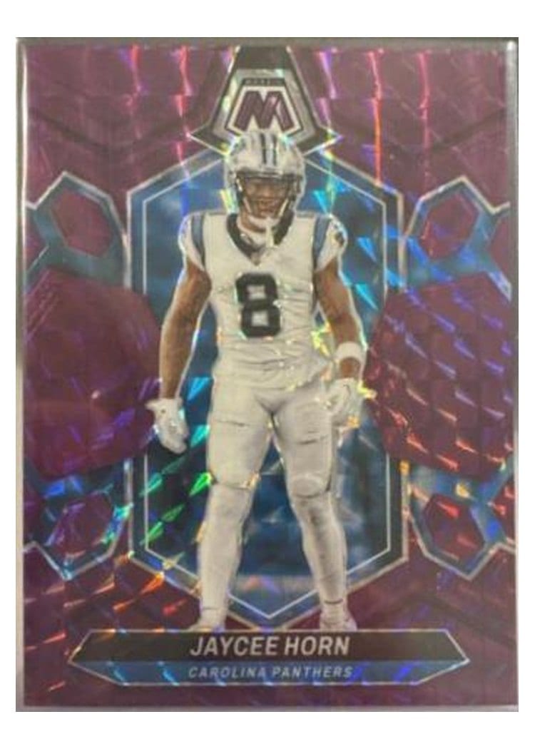 2024 Panini Mosaic Base Set Jaycee Horn Purple #35 card