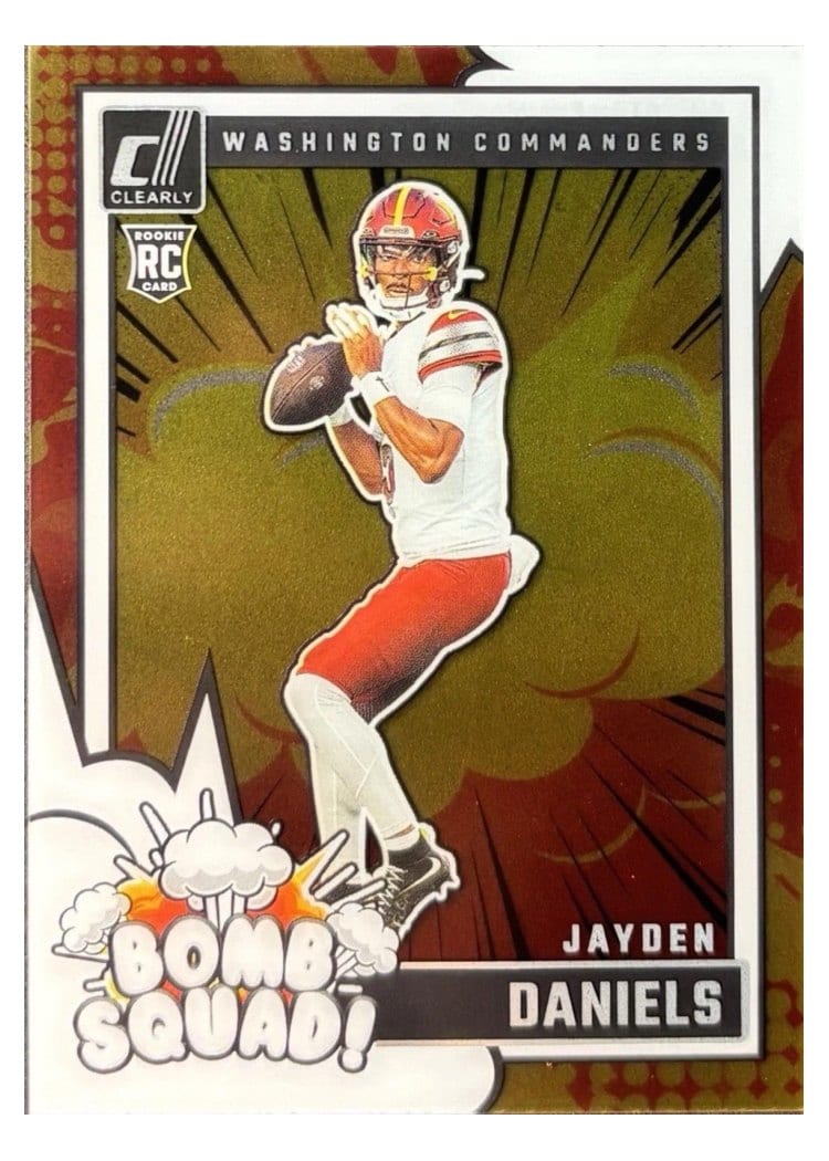2024 Clearly Donruss Bomb Squad Jayden Daniels #2 card